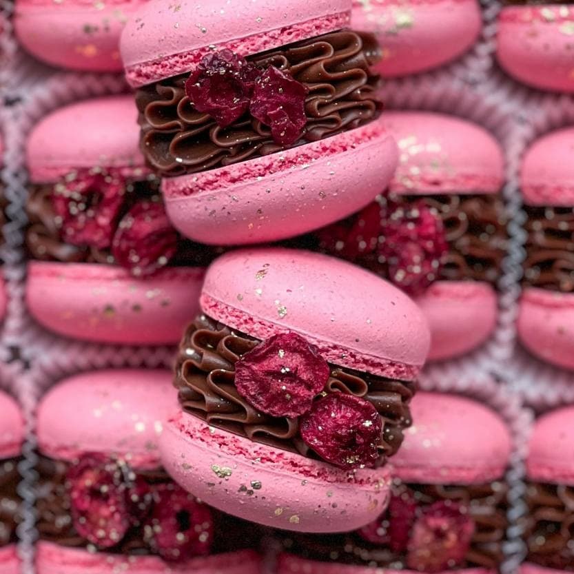 Berry Macarons