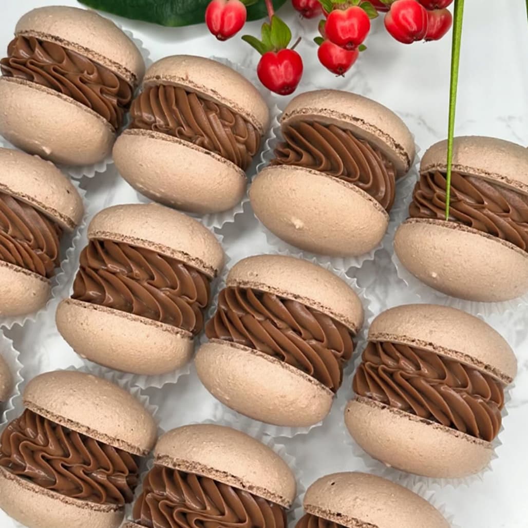 Chocolate Macarons